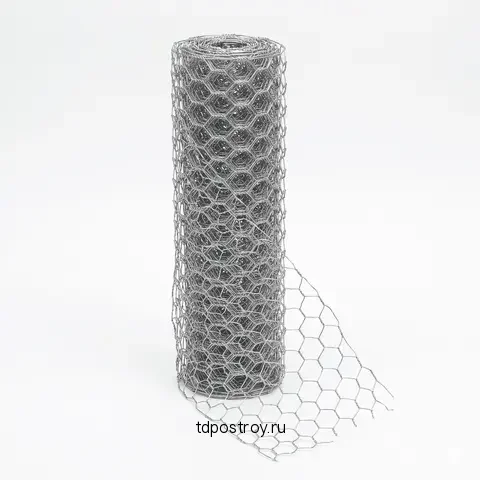 Сетка крученая Манье оцинкованная 0.6 мм 25х25 1