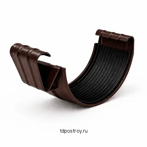 Соединитель желоба 125/100 RAL8017